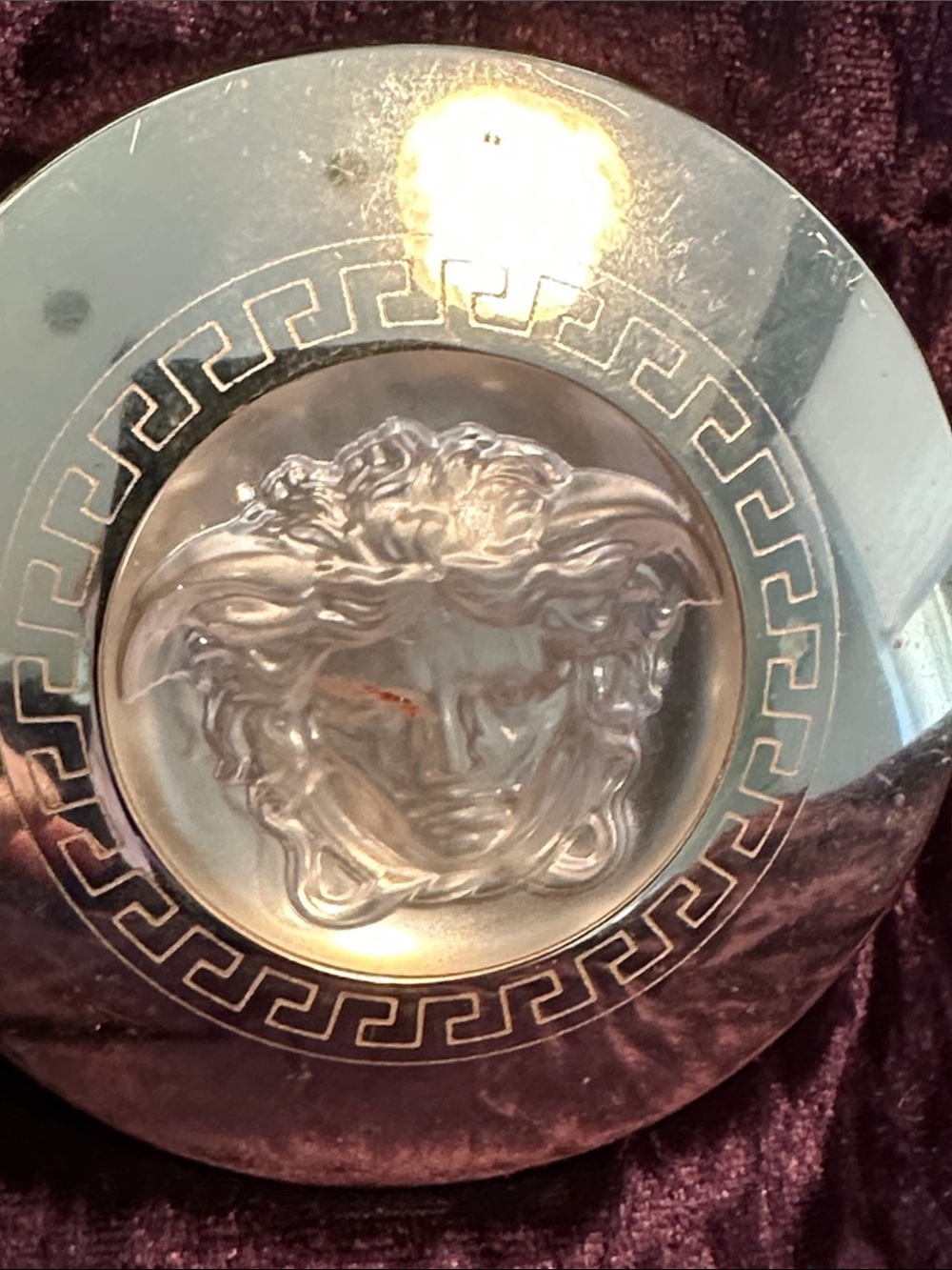 Versace Silver Medusa Center Mirror Compacts - Trio - Picture 3 of 5